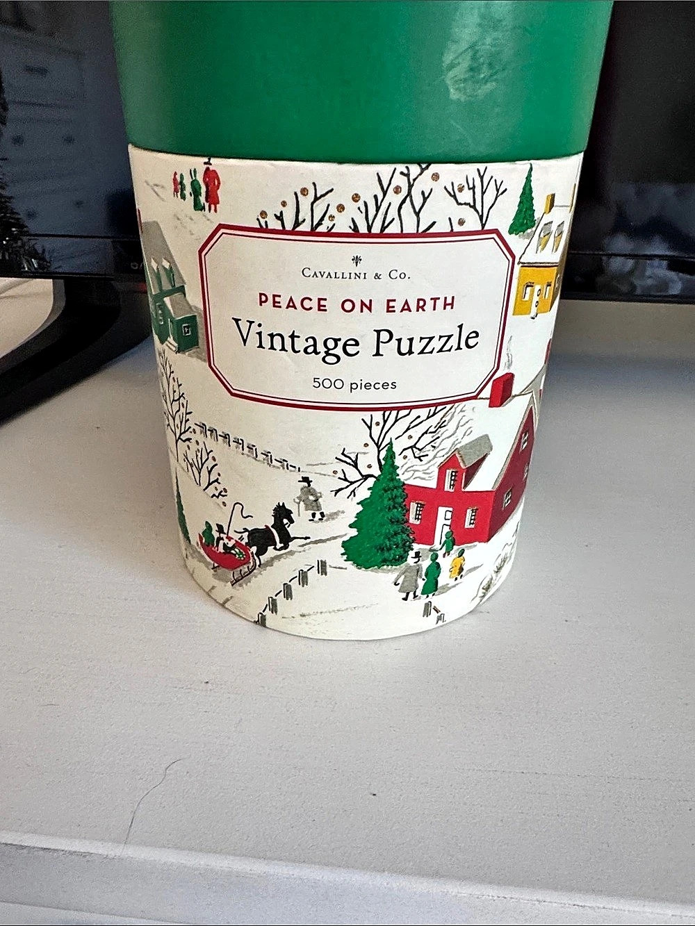Cavallini & Co. Peace on Earth 500 Piece Puzzle